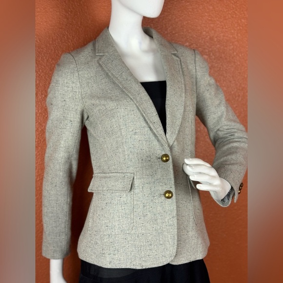 Banana Republic Tan Blazer Tailored Suit Jacket - Picture 2 of 16